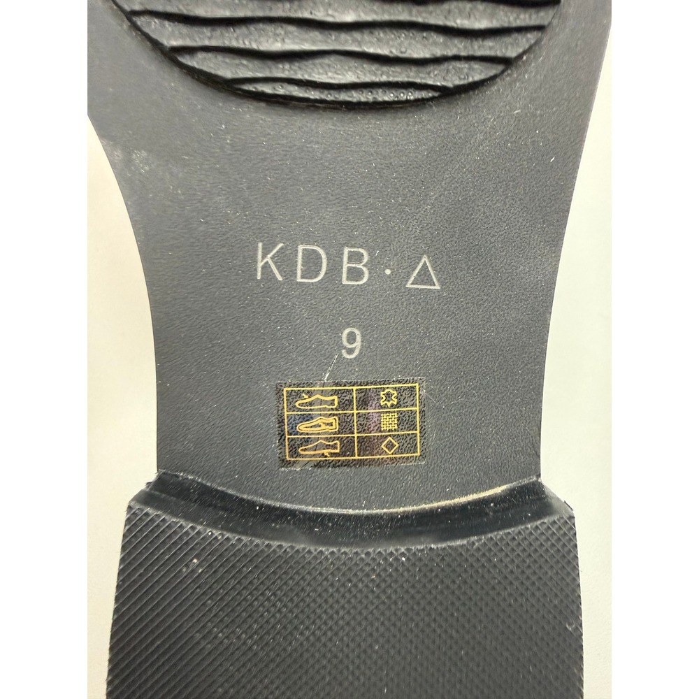 Kelsi Dagger Brooklyn Lenssb Patent Black Leather Penny Loafers Womens 9M NEW - Picture 5 of 8